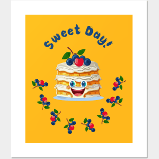 Funny cake Posters and Art